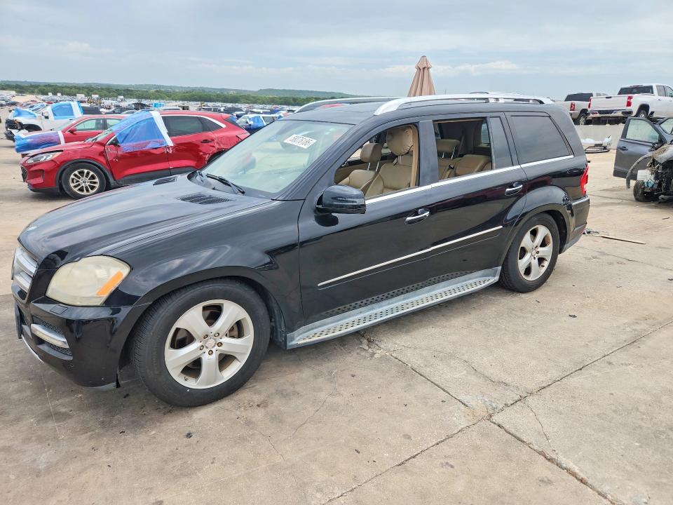 2012 Mercedes-benz Gl-klasse VIN 4JGBF7BEXCA778860 COPART salvage auction — WATER/FLOOD, Tx - Salvage Vehicle Title, sold $875 on 2026-07-02 (photo 1)