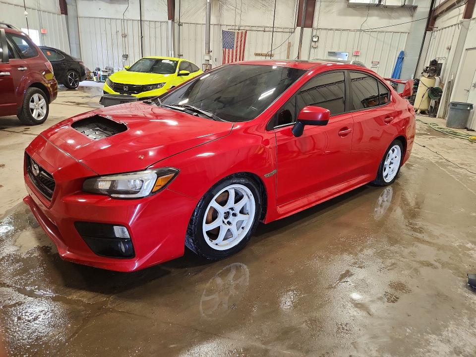 2015 Subaru Wrx VIN JF1VA1G69F9814872 COPART salvage auction — SIDE, Wi - Certificate Of Title, sold $3,950 on 2026-07-06 (photo 1)