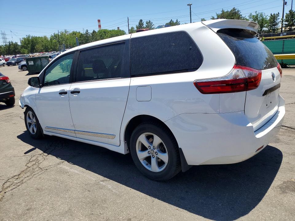 2020 Toyota Sienna VIN 5TDZZ3DC2LS058843 COPART salvage auction — FRONT END, Co - Public - Salvage Title, sold $7,800 on 2026-07-07 (photo 2)