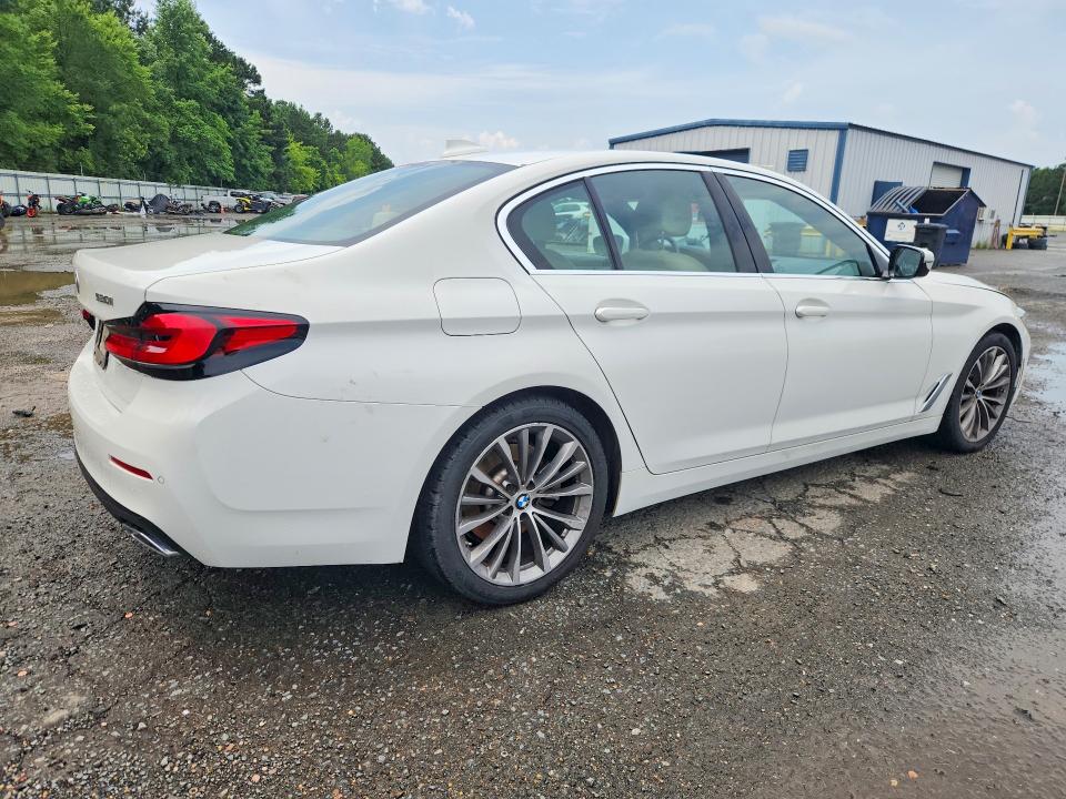2022 BMW 5 series VIN WBA53BH06NCL01985 COPART salvage auction — WATER/FLOOD, LA - CERT OF TITLE-SALVAGE FLOOD, sold $7,900 on 2026-07-30 (photo 3)