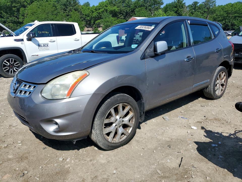 2012 Nissan Rogue VIN JN8AS5MV0CW406528 COPART salvage auction — REAR END, Ma - Cert Of Title-Reconstrctd Coll, sold $325 on 2026-07-13 (photo 1)