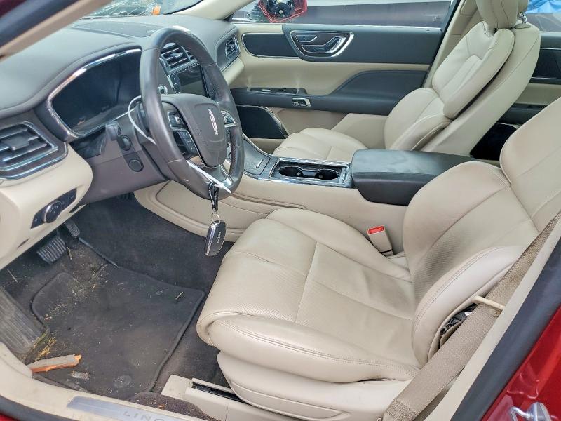 2017 Lincoln Continental VIN 1LN6L9TK3H5617504 COPART salvage auction — FRONT END, Mi - Certificate Of Title, sold $2,100 on 2026-07-31 (photo 7)