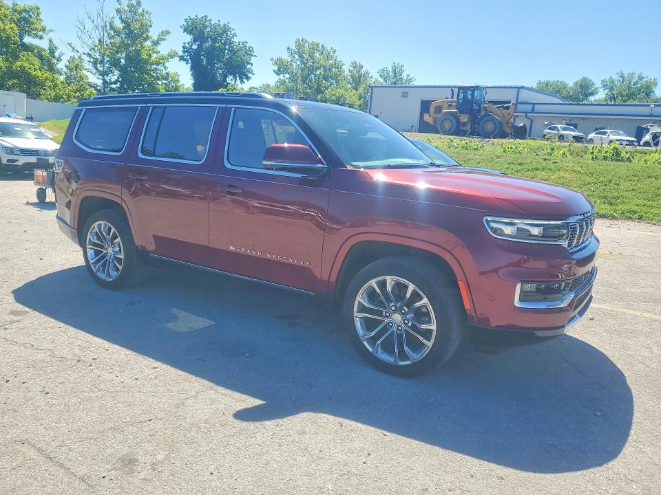 2022 Jeep Grand wagoneer VIN 1C4SJVFJXNS153399 COPART salvage auction — MINOR DENT/SCRATCHES, Mo - Certificate Of Title, sold $41,000 on 2026-07-02 (photo 4)