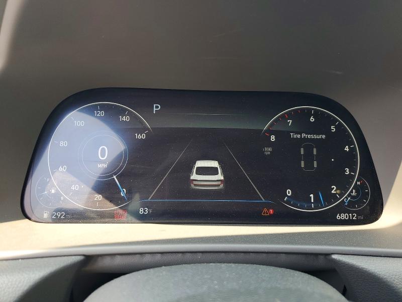 2022 Hyundai Sonata VIN 5NPEF4JA4NH135379 COPART salvage auction — REAR END, NY - MV-907A SALVAGE CERTIFICATE, sold $80 on 2026-07-27 (photo 9)