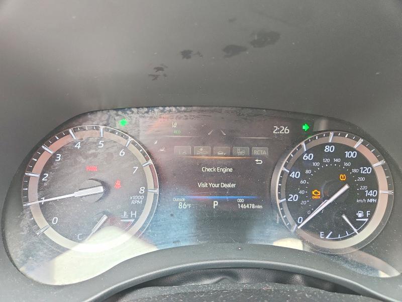 2021 Toyota Highlander VIN 5TDHZRAHXMS056919 COPART salvage auction — FRONT END, Salvage Title, sold $12,500 on 2026-07-20 (photo 9)