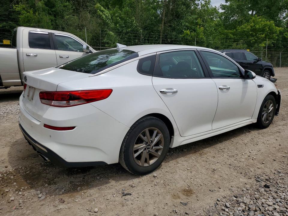 2019 Kia Optima VIN 5XXGT4L33KG331725 COPART salvage auction — FRONT END, Oh - Cert Of Title-Salvage, sold $1,150 on 2026-07-22 (photo 3)