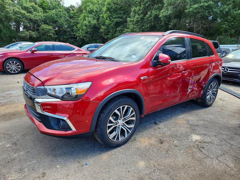 2017 Mitsubishi Outlander sport VIN JA4AP4AW2HZ061927 COPART salvage auction — SIDE, GA - CERT OF TITLE-SALVAGE, sold $325 on 2026-07-28 (photo 1)