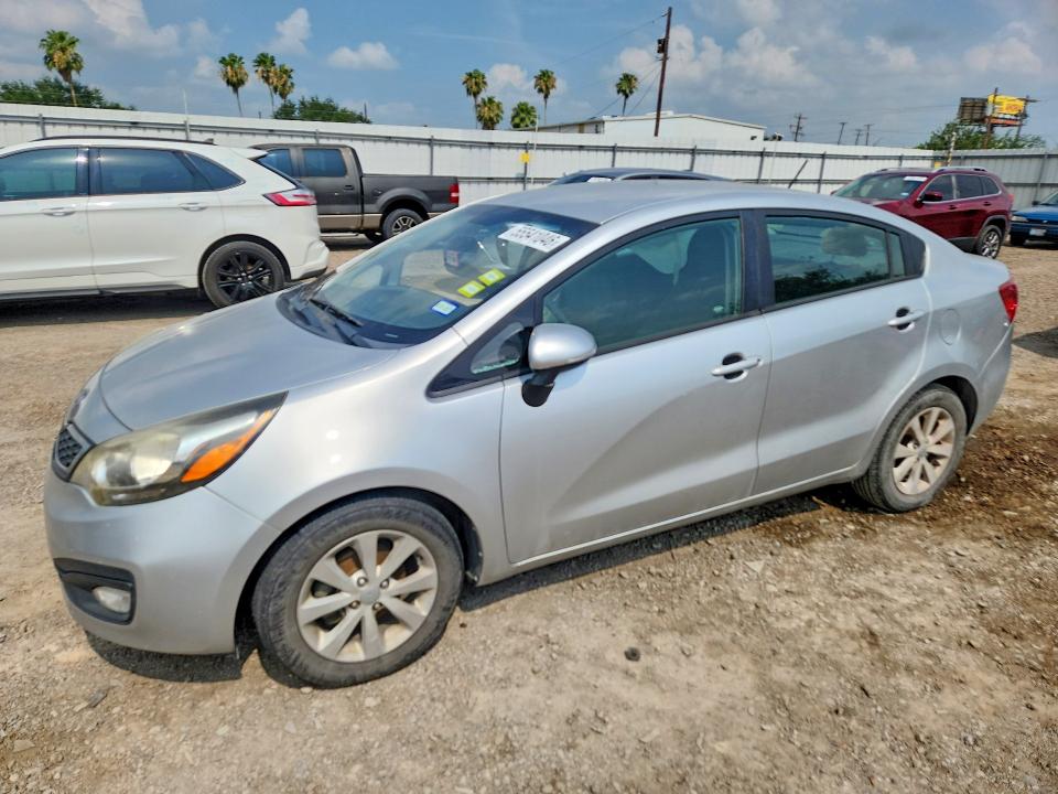 2012 Kia Rio VIN KNADN4A34C6044245 COPART salvage auction — SIDE, Tx - Salvage Vehicle Title, sold $500 on 2026-07-29 (photo 1)