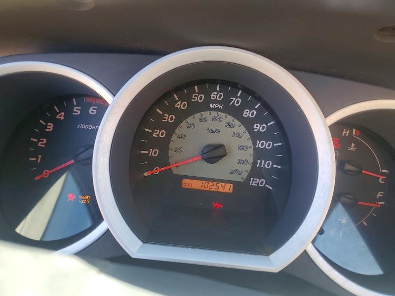 2007 Toyota Tacoma VIN 5TETX22N77Z362060 COPART salvage auction — UNDERCARRIAGE, Ca - Dis/Dlr/Exp Only Clean Title, sold $3,300 on 2026-07-31 (photo 9)