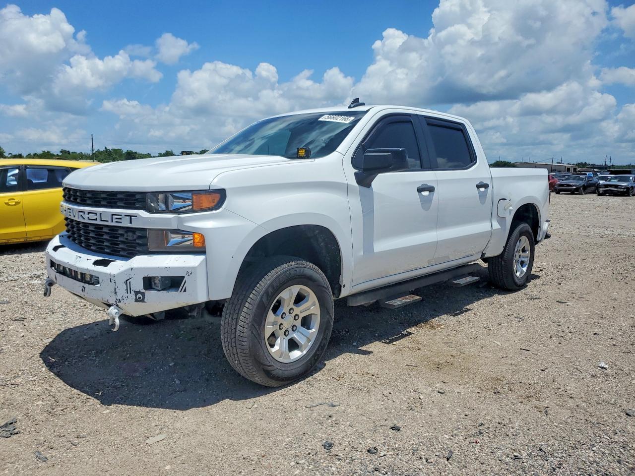 2021 Chevrolet Silverado VIN 3GCPYBEK1MG315288 COPART salvage auction — Front End, TX - CERTIFICATE OF TITLE, sold $10,200 on 2026-07-09 (photo 1)
