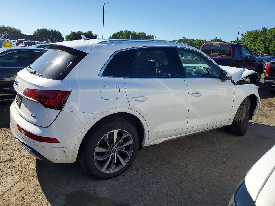 2021 Audi Q5 VIN WA1BAAFY2M2020215 COPART salvage auction — FRONT END, Ma - Cert Of Title-Salvage, sold $4,500 on 2026-07-23 (photo 3)