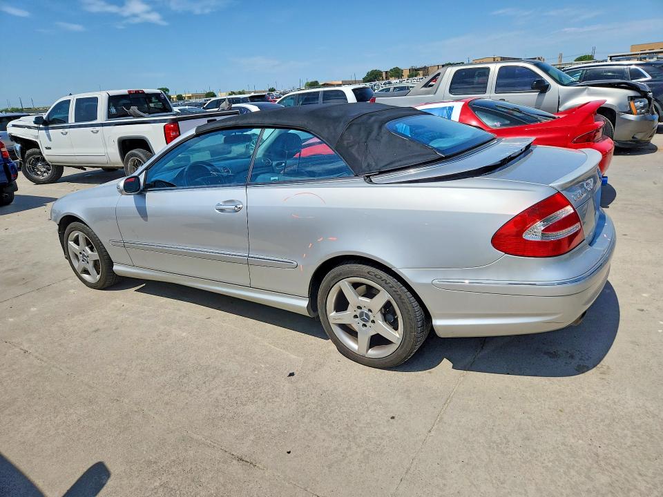 2005 Mercedes-benz Clk-klasse VIN WDBTK75G35T035402 COPART salvage auction — FRONT END, TX - SALVAGE VEHICLE TITLE (P), sold $1,200 on 2026-07-16 (photo 2)