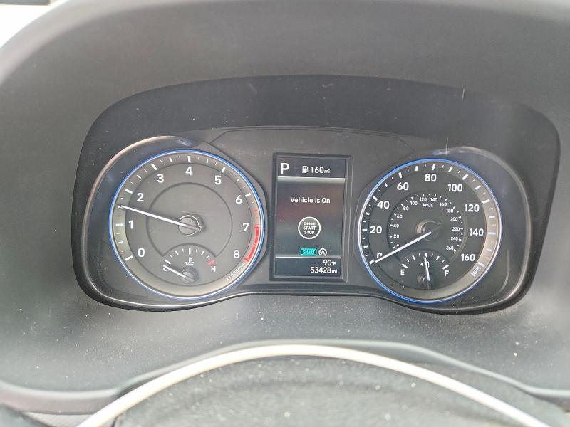 2023 Hyundai Kona VIN KM8K62AB7PU030260 COPART salvage auction — HAIL, Ok - Cert Of Title-Salvage, sold $2,200 on 2026-07-22 (photo 9)