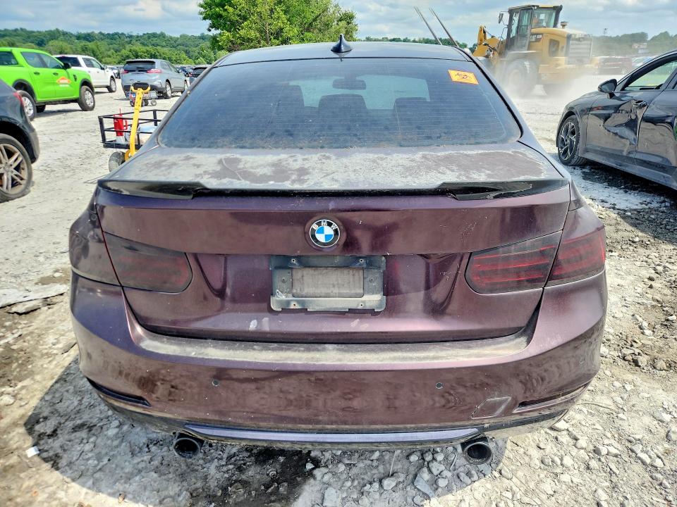 2012 BMW 3er VIN WBA3A9C56CFX59949 COPART salvage auction — WATER/FLOOD, Il - Salvage Cert-Flood, sold $500 on 2026-08-03 (photo 6)