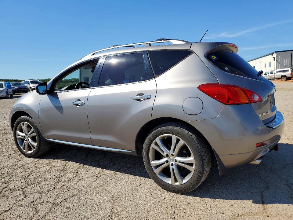 2010 Nissan Murano VIN JN8AZ1MW0AW127302 COPART salvage auction — FRONT END, VA - CERT OF TITLE - SALVAGE, sold $300 on 2026-07-10 (photo 2)