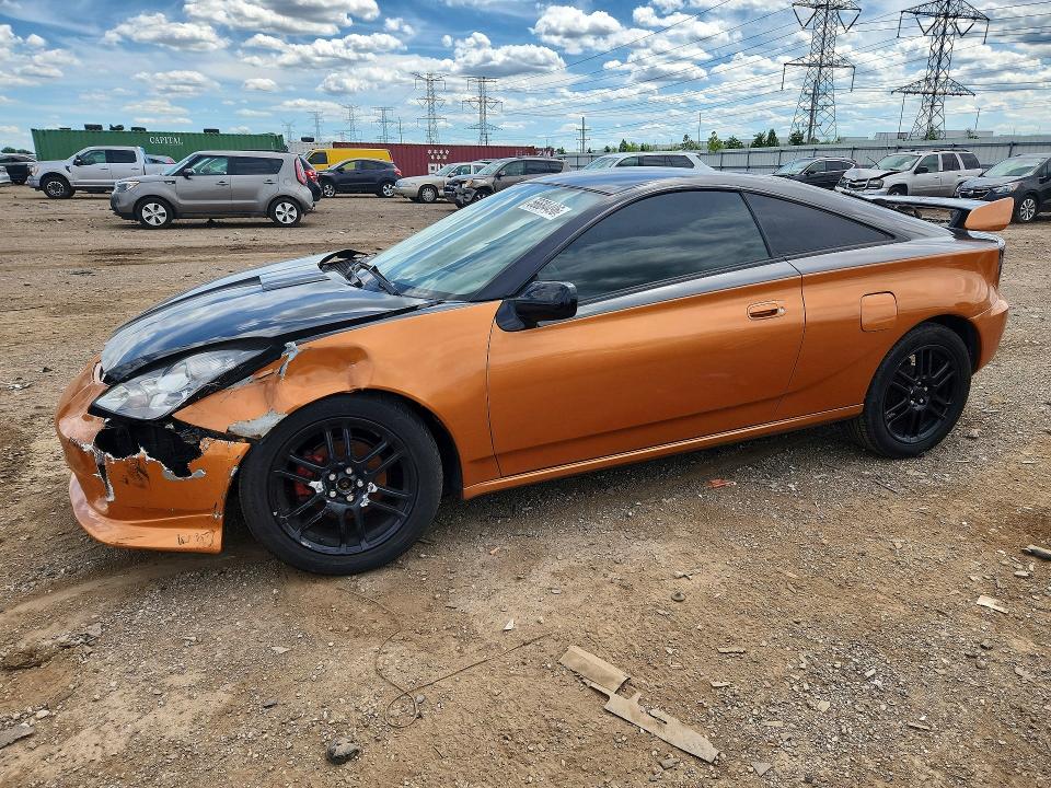 2005 Toyota Celica VIN JTDDR32TX50188727 COPART salvage auction — FRONT END, Il - Salvage Certificate, sold $350 on 2026-07-16 (photo 1)