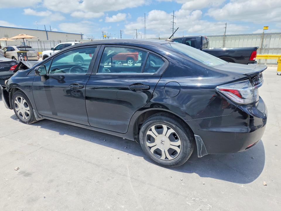 2015 Honda Civic hybrid VIN 19XFB4F33FE200738 COPART salvage auction — FRONT END, Tx - Salvage Vehicle Title, sold $2,000 on 2026-07-10 (photo 2)