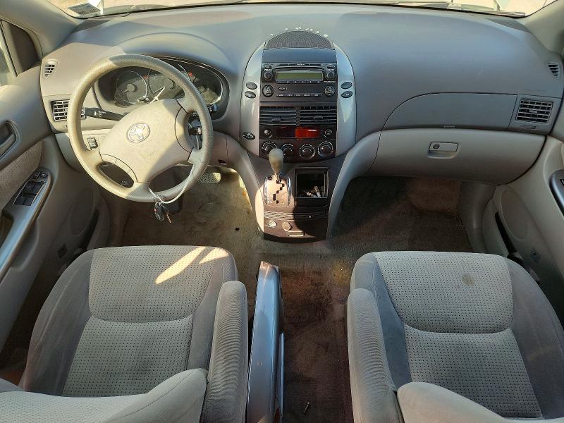 2009 Toyota Sienna VIN 5TDZK23C79S274518 COPART salvage auction — WATER/FLOOD, La - Cert Of Title-Salvage Water, sold $650 on 2026-07-08 (photo 8)