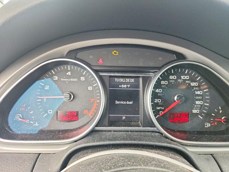 2010 Audi Q7 VIN WA1LYAFE1AD007025 COPART salvage auction — NORMAL WEAR, Il - Certificate Of Title, sold $250 on 2026-07-28 (photo 9)