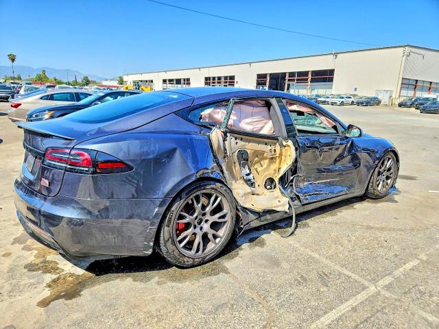 2023 Tesla Model s VIN 5YJSA1E69PF527362 COPART salvage auction — SIDE, CA - SALVAGE CERTIFICATE, sold $20,200 on 2026-09-22 (photo 3)