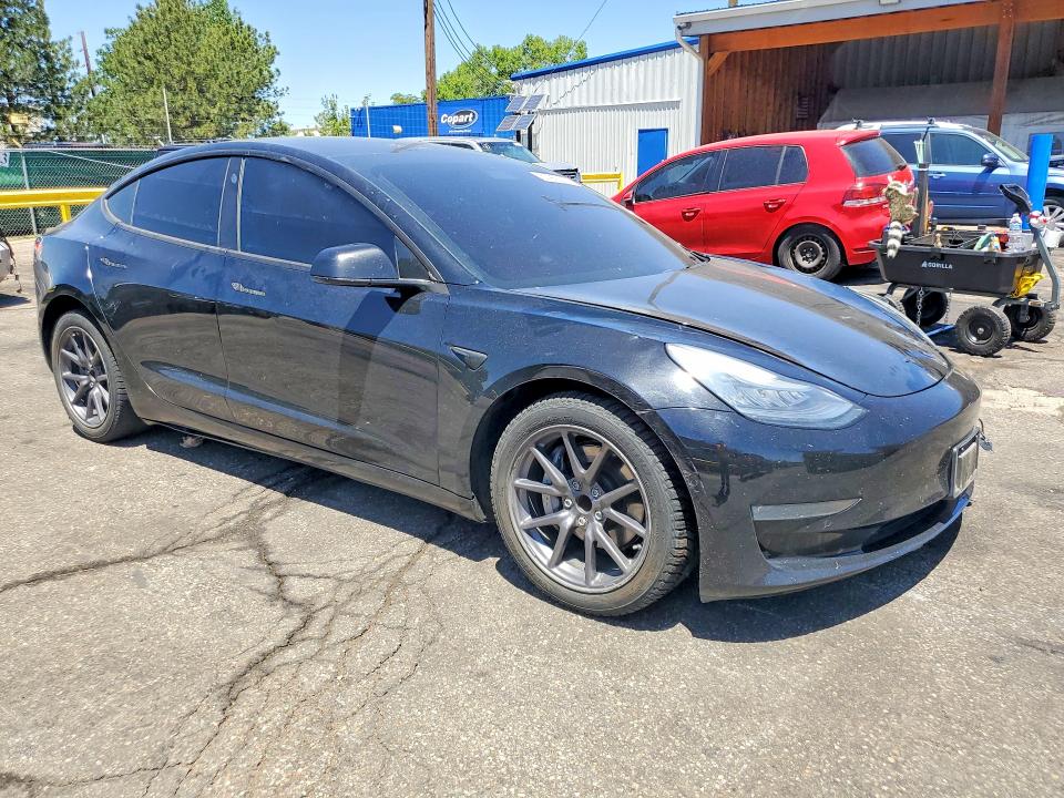 2019 Tesla VIN 5YJ3E1EA9KF395595 COPART salvage auction — FRONT END, Co - Salvage Title, sold $3,350 on 2026-07-14 (photo 4)