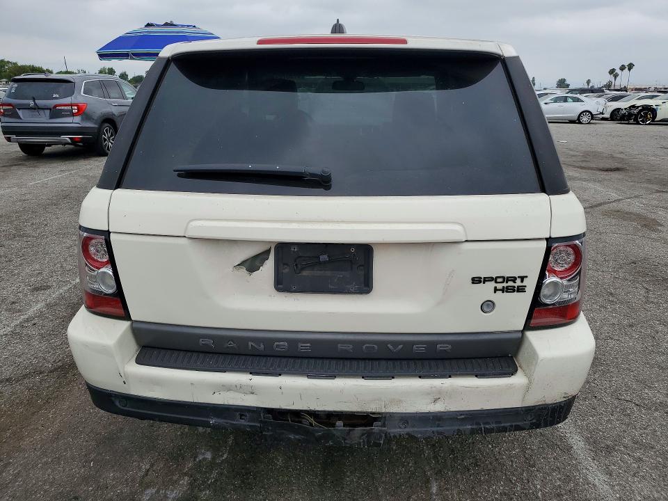 2008 Land rover Range rover sport VIN SALSK25418A152362 COPART salvage auction — REAR END, CA - SALVAGE CERTIFICATE, sold $900 on 2026-07-14 (photo 6)