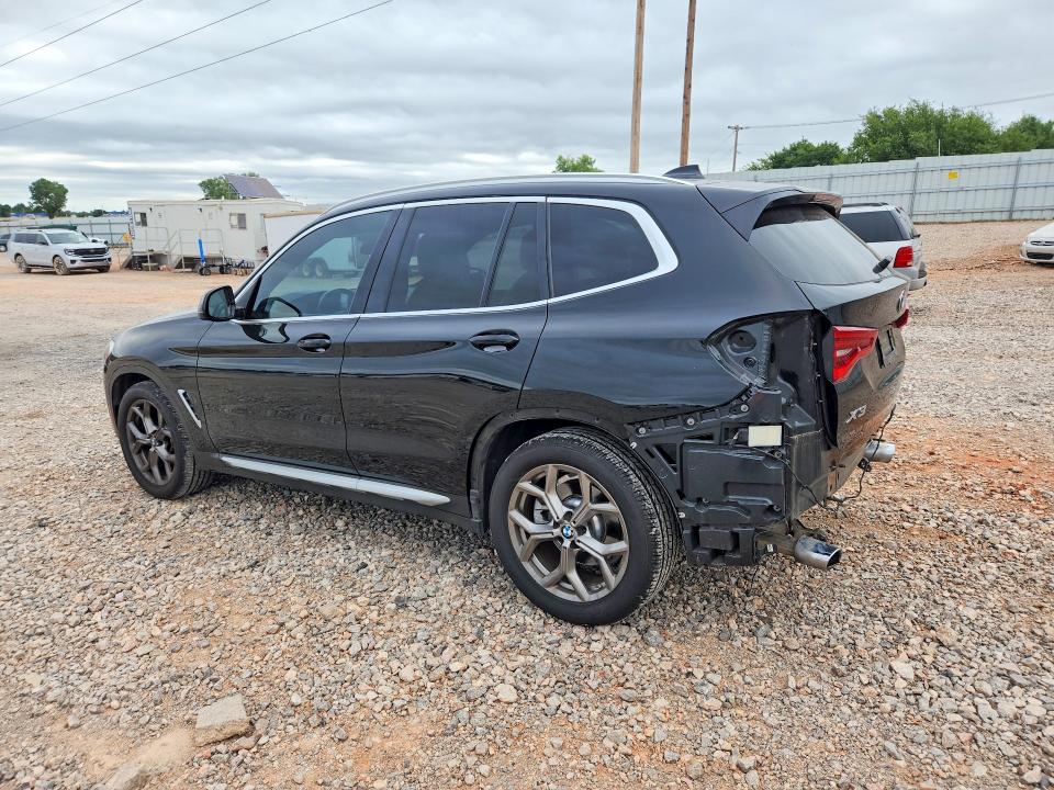 2021 BMW X3 VIN 5UXTY3C00M9E93295 COPART salvage auction — REAR END, Ok - Cert Of Title-Salvage, sold $10,400 on 2026-07-28 (photo 2)