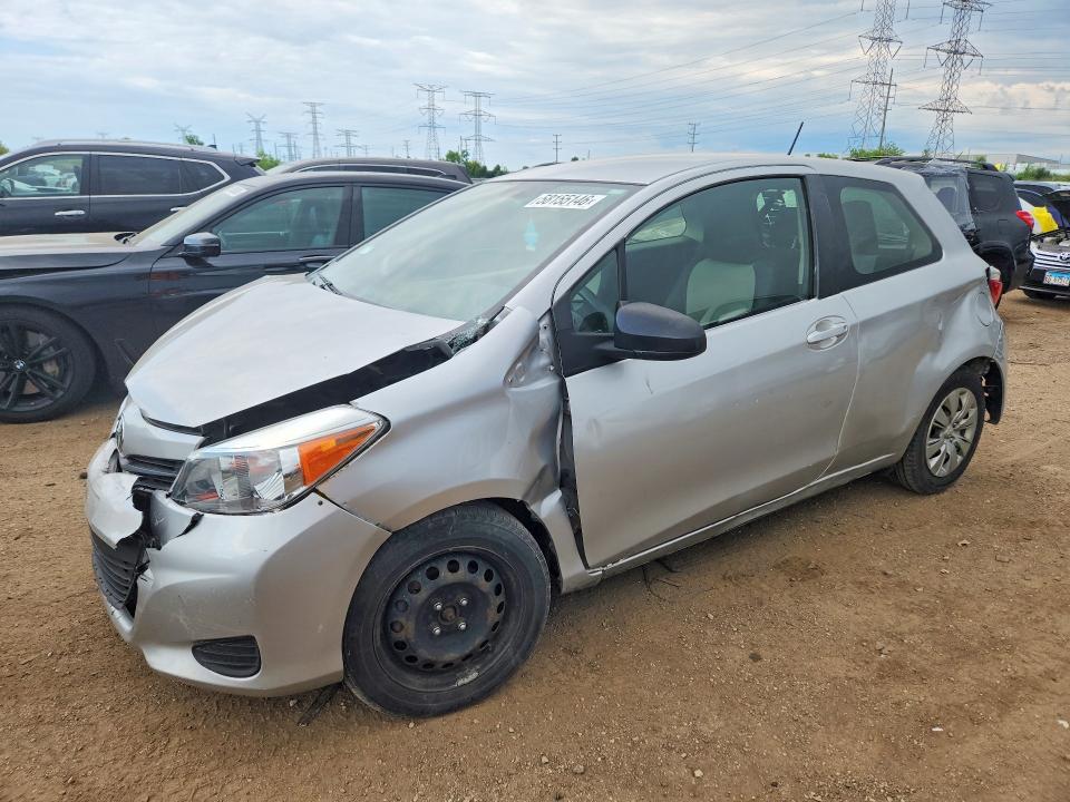 2014 Toyota Yaris VIN JTDJTUD35ED585276 COPART salvage auction — SIDE, Il - Certificate Of Title, sold $425 on 2026-07-14 (photo 1)
