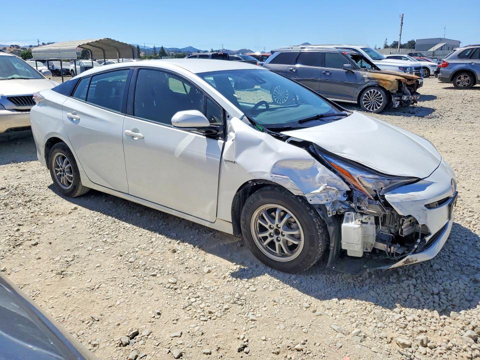 2017 Toyota Prius VIN JTDKBRFUXH3051355 COPART salvage auction — FRONT END, Ca - Salvage Certificate, sold $6,000 on 2026-07-07 (photo 4)