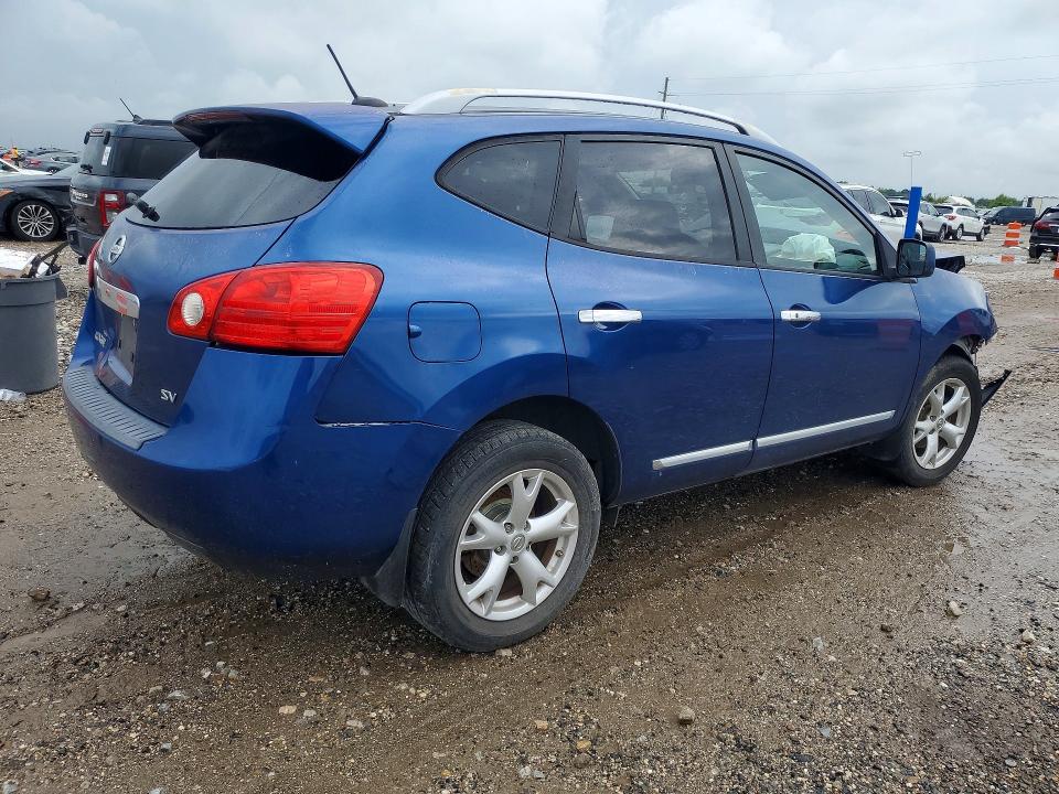 2011 Nissan Rogue sport VIN JN8AS5MT5BW179933 COPART salvage auction — FRONT END, TX - SALVAGE VEHICLE TITLE (P), sold $500 on 2026-07-13 (photo 3)