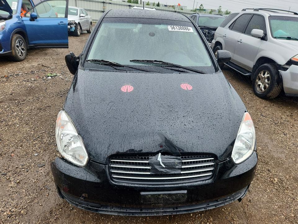 2010 Hyundai Accent VIN KMHCN4AC0AU431233 COPART salvage auction — FRONT END, Wv - Salvage Certificate, sold $250 on 2026-07-30 (photo 5)