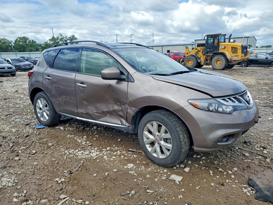 2014 Nissan VIN JN8AZ1MW1EW525673 COPART salvage auction — SIDE, IL - SALVAGE CERTIFICATE, sold $250 on 2026-07-24 (photo 4)