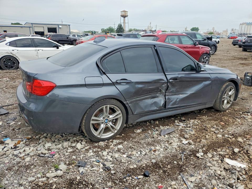 2014 BMW 3er VIN WBA3B9G53ENR90677 COPART salvage auction — SIDE, Il - Salvage Certificate, sold $3,550 on 2026-07-29 (photo 3)