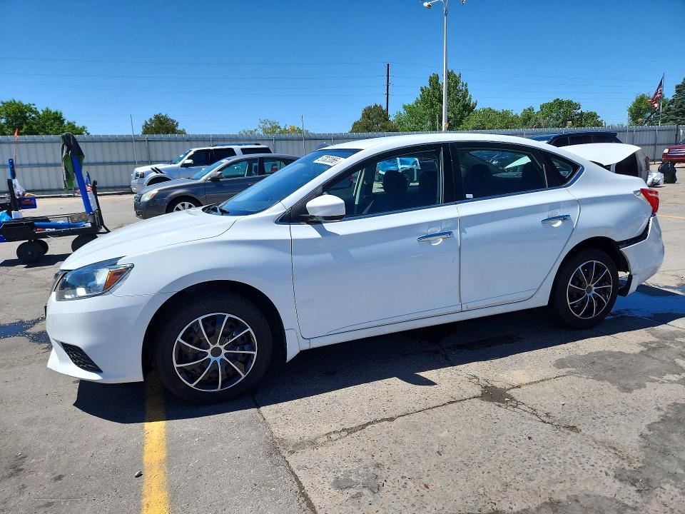 2016 Nissan Sentra VIN 3N1AB7AP2GY319891 COPART salvage auction — REAR END, Co - Public - Salvage Title, sold $2,700 on 2026-07-20 (photo 1)