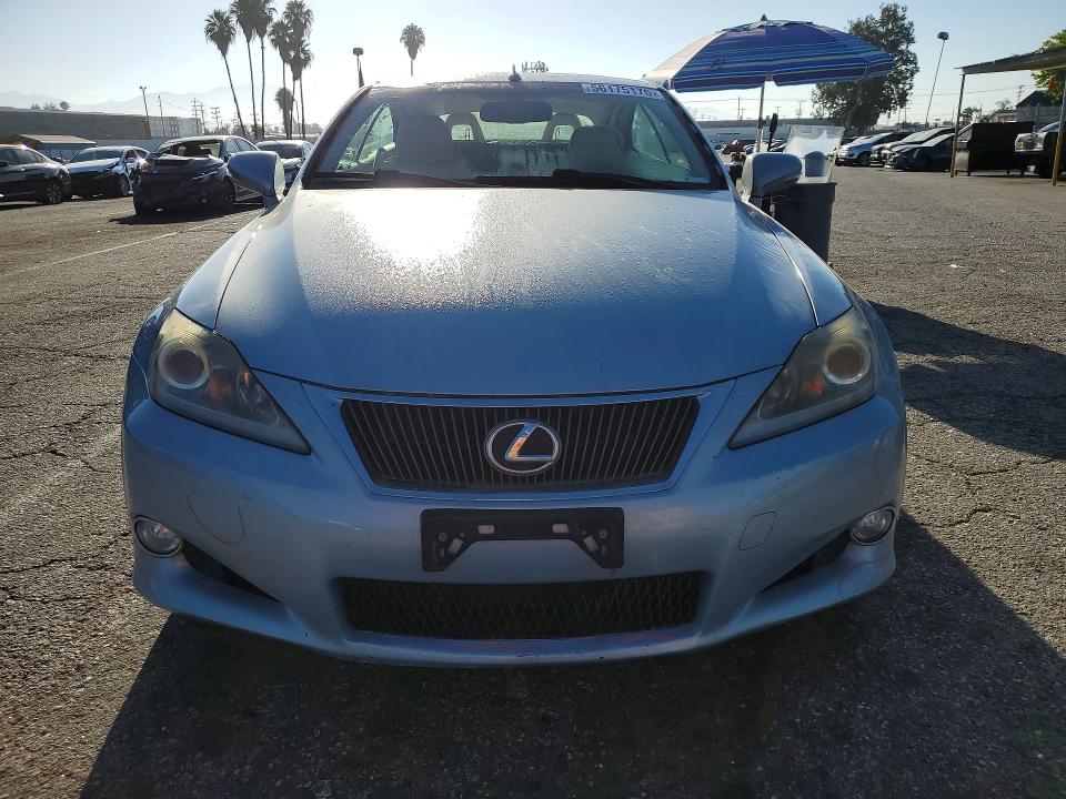 2012 Lexus Is VIN JTHFF2C22C2521780 COPART salvage auction — REAR END, Ca - Salvage Certificate, sold $775 on 2026-07-02 (photo 5)