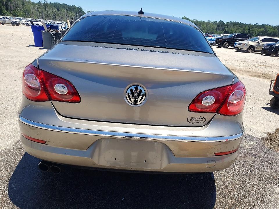 2011 Volkswagen Passat cc VIN WVWMN7AN6BE711004 COPART salvage auction — FRONT END, Sc - Cert Of Title-Salvage, sold $275 on 2026-07-20 (photo 6)