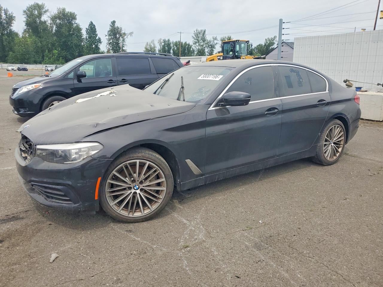 2020 BMW 5 Series VIN WBAJR3C03LCD71647 COPART salvage auction — Burn Engine, CA - CERTIFICATE OF TITLE, sold $5,800 on 2026-07-01 (photo 1)
