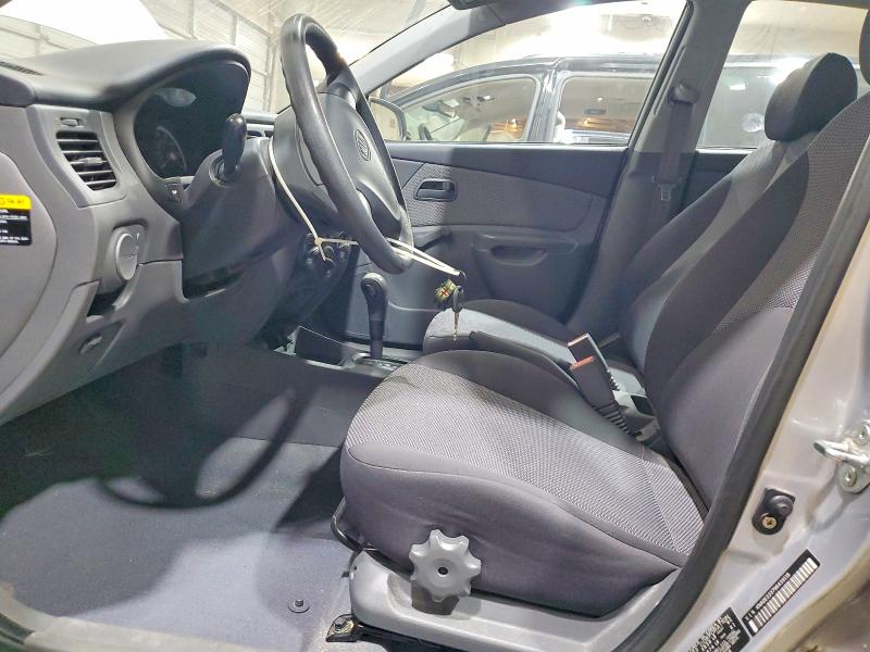 2009 Kia Rio VIN KNADE223796459118 COPART salvage auction — FRONT END, Tn - Salvage Certificate, sold $175 on 2026-07-23 (photo 7)