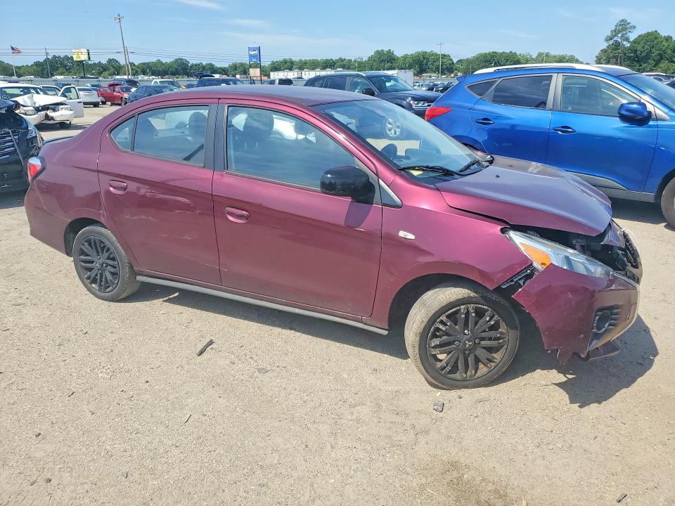 2022 Mitsubishi Mirage VIN ML32FUFJ8NHF08262 COPART salvage auction — FRONT END, Fl - Certificate Of Destruction, sold $1,550 on 2026-07-30 (photo 4)