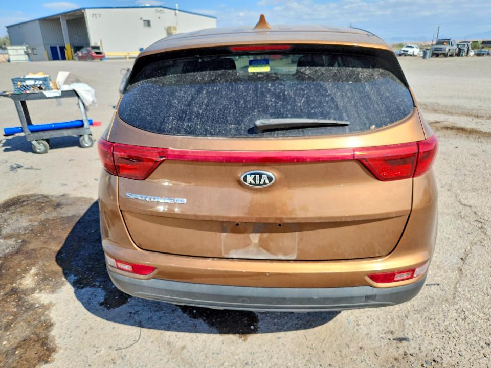 2019 Kia Sportage VIN KNDPM3AC0K7514342 COPART salvage auction — FRONT END, Az - Cert Of Title - Salvage, sold $2,200 on 2026-07-31 (photo 6)