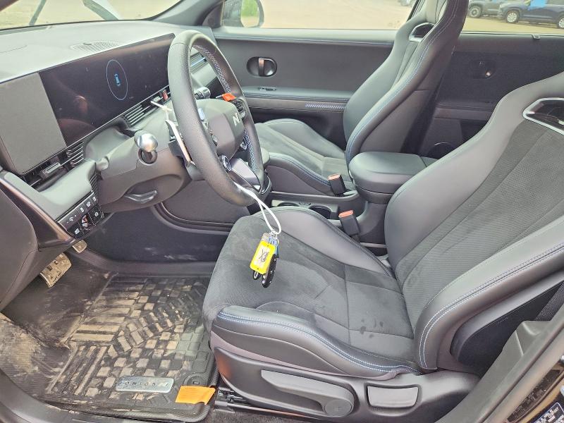 2025 Hyundai Ioniq VIN KM8KNDA87SU006729 COPART salvage auction — FRONT END, Qc - Gravement Accidente, sold $12,200 on 2026-07-14 (photo 7)