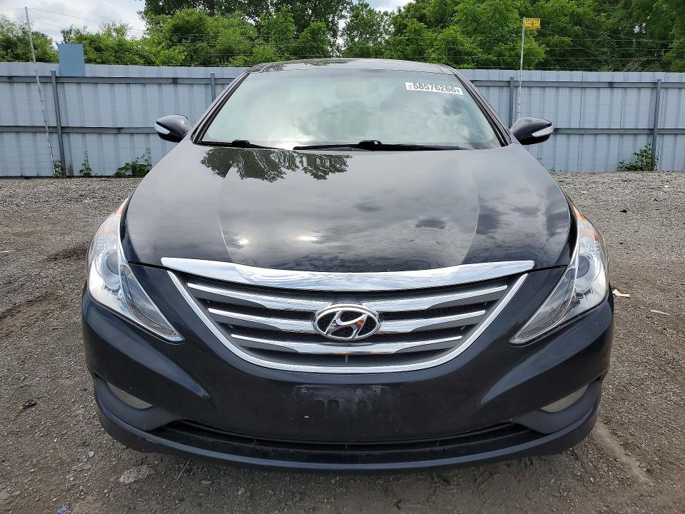 2014 Hyundai Sonata VIN 5NPEC4AB5EH926926 COPART salvage auction — REAR END, On - Permit Salvage, sold $1,500 on 2026-07-14 (photo 5)
