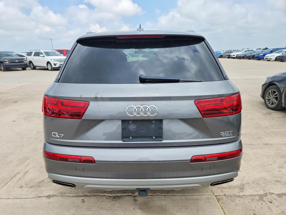 2018 Audi Q7 VIN WA1VAAF71JD024910 COPART salvage auction — MECHANICAL, TX - SALVAGE VEHICLE TITLE, sold $9,700 on 2026-07-23 (photo 6)