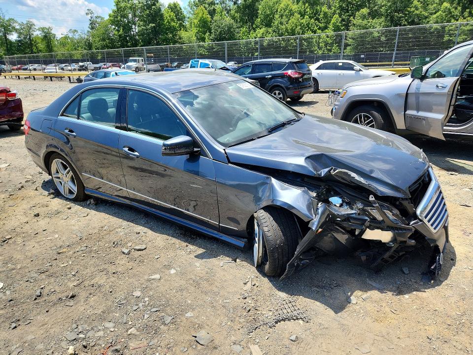 2013 Mercedes-benz E-klasse VIN WDDHF8JB9DA710617 COPART salvage auction — FRONT END, Md - Cert Of Salvage > 75% Damage, sold $1,400 on 2026-07-28 (photo 4)