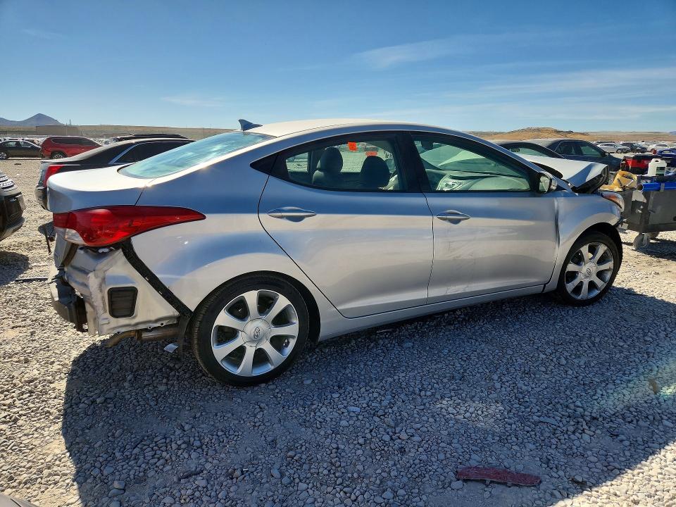 2012 Hyundai Elantra VIN KMHDH4AE0CU377061 COPART salvage auction — FRONT END, UT - SALVAGE CERTIFICATE, sold $375 on 2026-07-24 (photo 3)