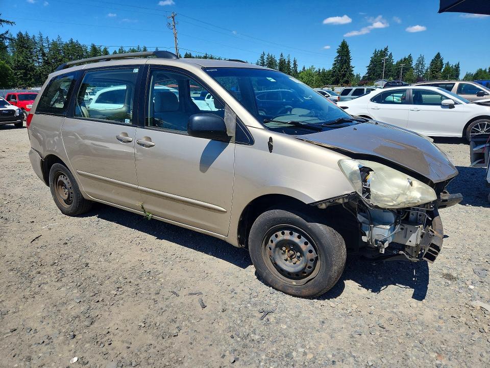 2005 Toyota Sienna VIN 5TDZA23C85S325182 COPART salvage auction — FRONT END, Wa - Bill Of Sale, sold $250 on 2026-07-24 (photo 4)