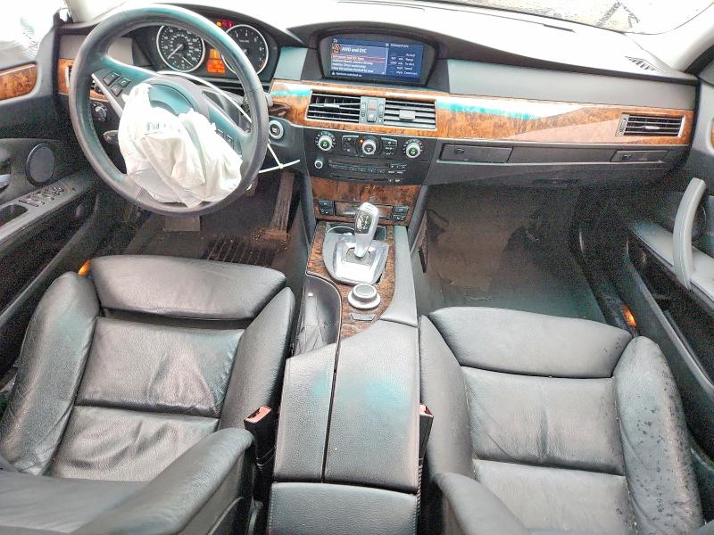 2008 BMW 5 series VIN WBANV93538CZ70208 COPART salvage auction — FRONT END, Ct - Cert Of Title-Salvage, sold $450 on 2026-07-28 (photo 8)