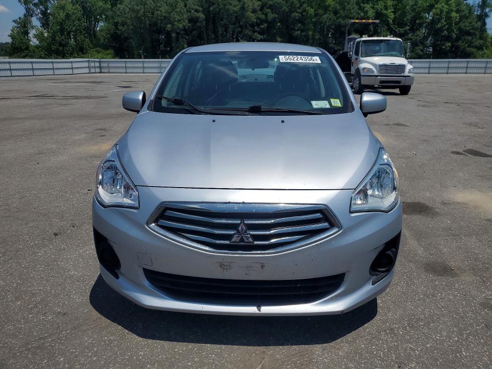 2019 Mitsubishi Mirage VIN ML32F3FJ3KHF12838 COPART salvage auction — REAR END, Ny - Mv-907A Salvage Certificate, sold $950 on 2026-07-23 (photo 5)