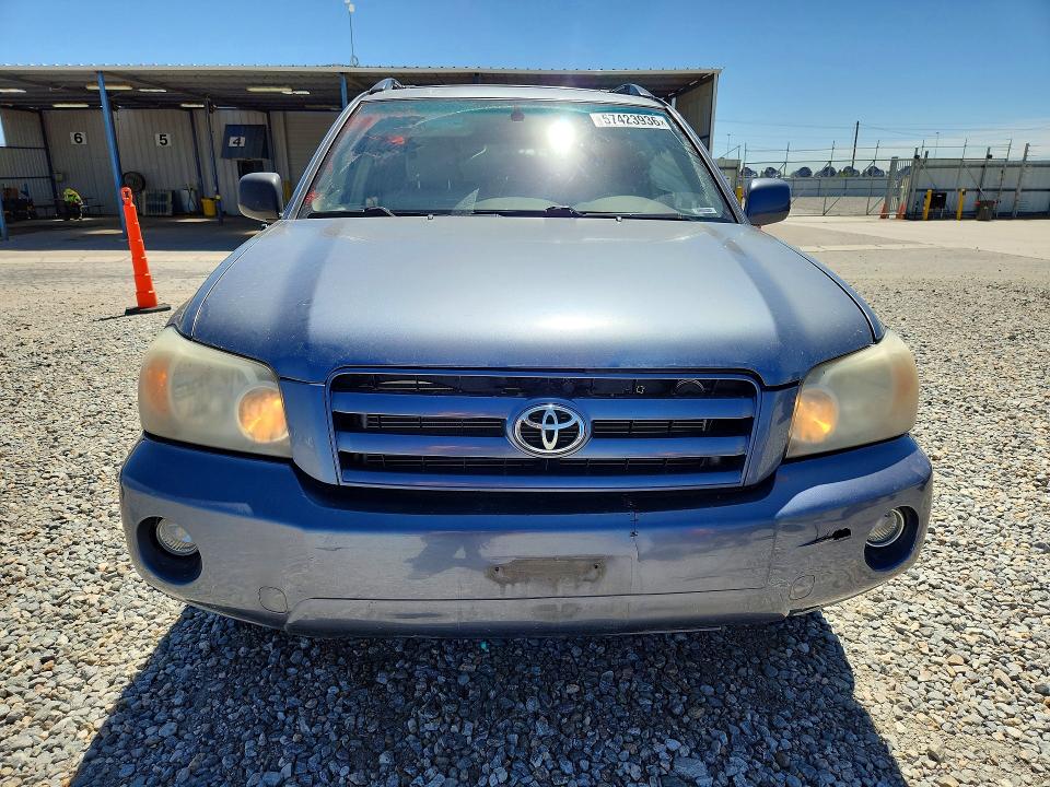 2006 Toyota Highlander VIN JTEHP21A760184276 COPART salvage auction — REAR END, Co - Public - Salvage Title, sold $1,050 on 2026-07-23 (photo 5)