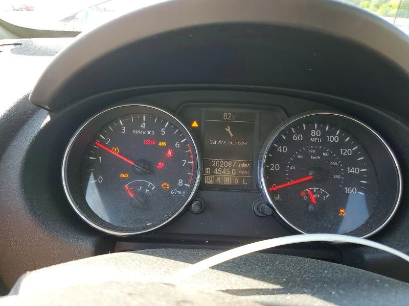 2012 Nissan Rogue VIN JN8AS5MV0CW406528 COPART salvage auction — REAR END, Ma - Cert Of Title-Reconstrctd Coll, sold $325 on 2026-07-13 (photo 9)